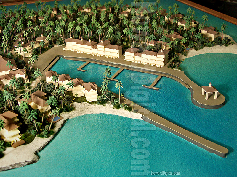 Little Harbour Bahama Islands Architectural Model