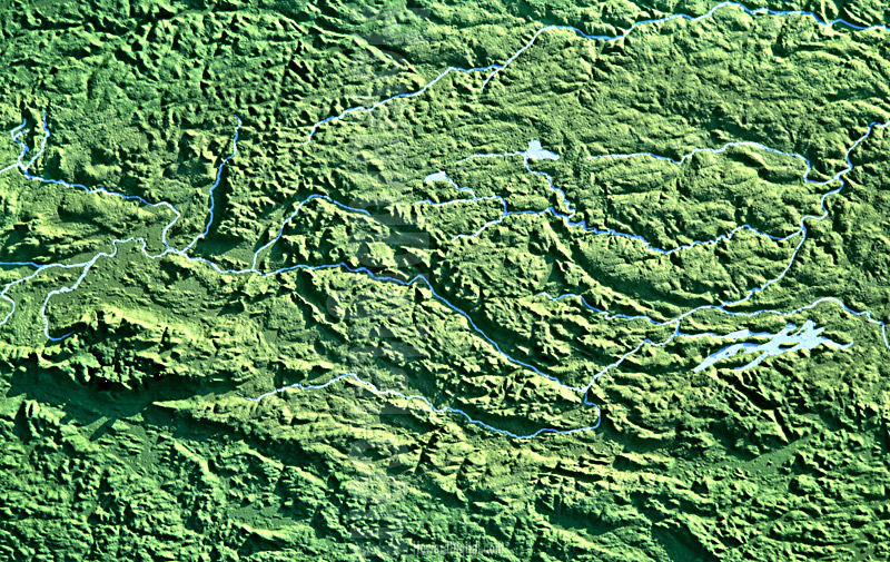 Terrain Models - Housatonic Watershed Terrain Model - Massachusetts, Connecticut, New York Model-02