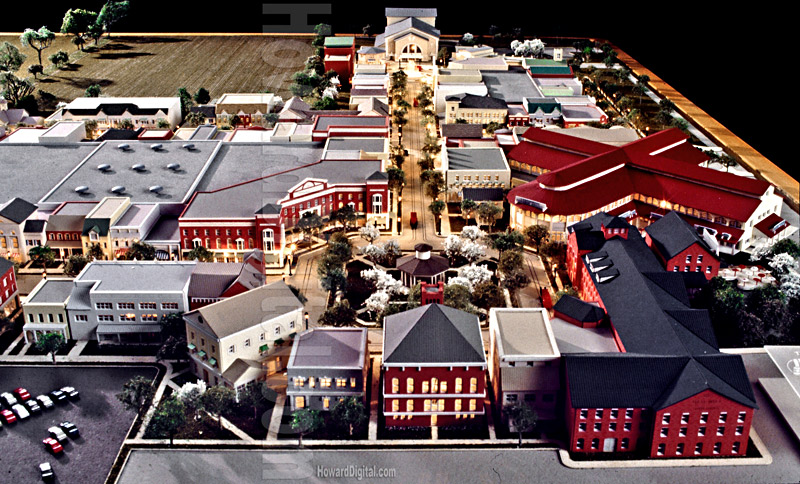 Longaberger Village Model, Howard Architectural Scale Models