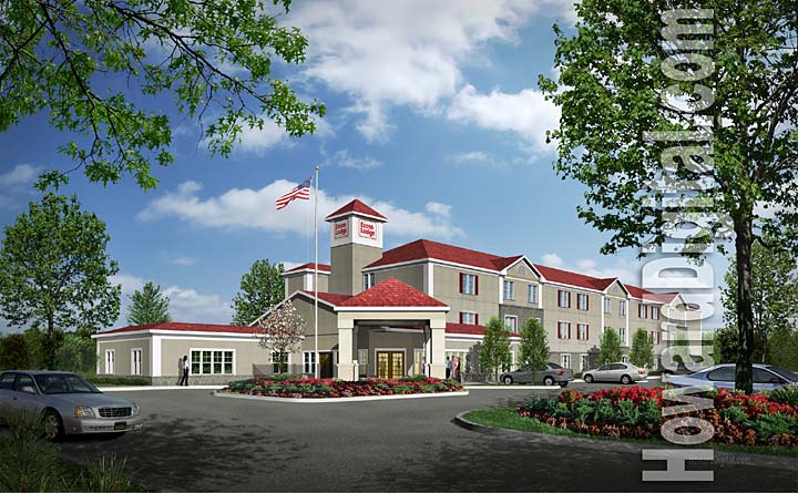 Digital Rendering - EconoLodge Hotel - HowardDigital