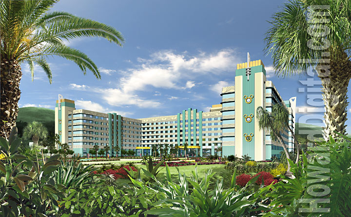 Digital Renderings - Disney Hollywood Resort - Hong Kong