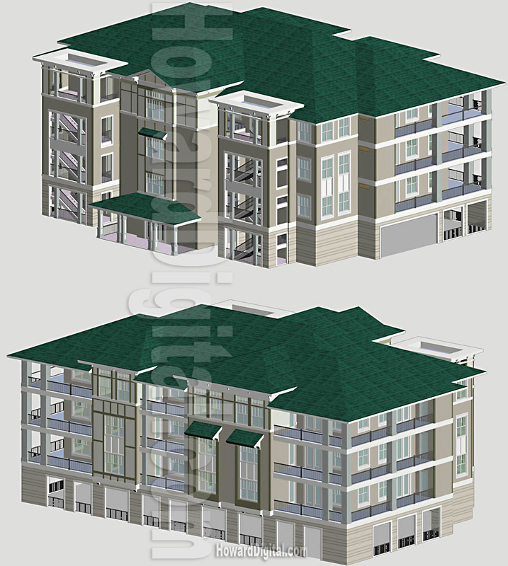 North Carolina Home, Howard Architectural Models, Architectural Model