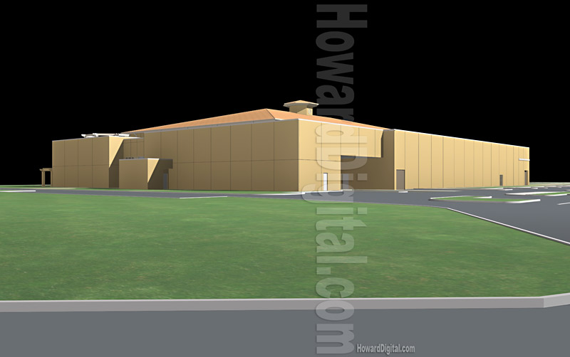 Doral Ballroom Rendering, Howard Architectural Models Architectural Model