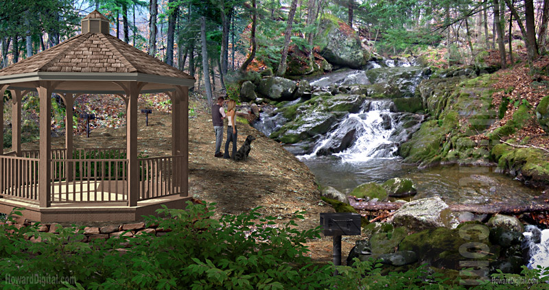 Architectural Rendering - Great Brook Preserve Resort - Maines Sunday River area ME